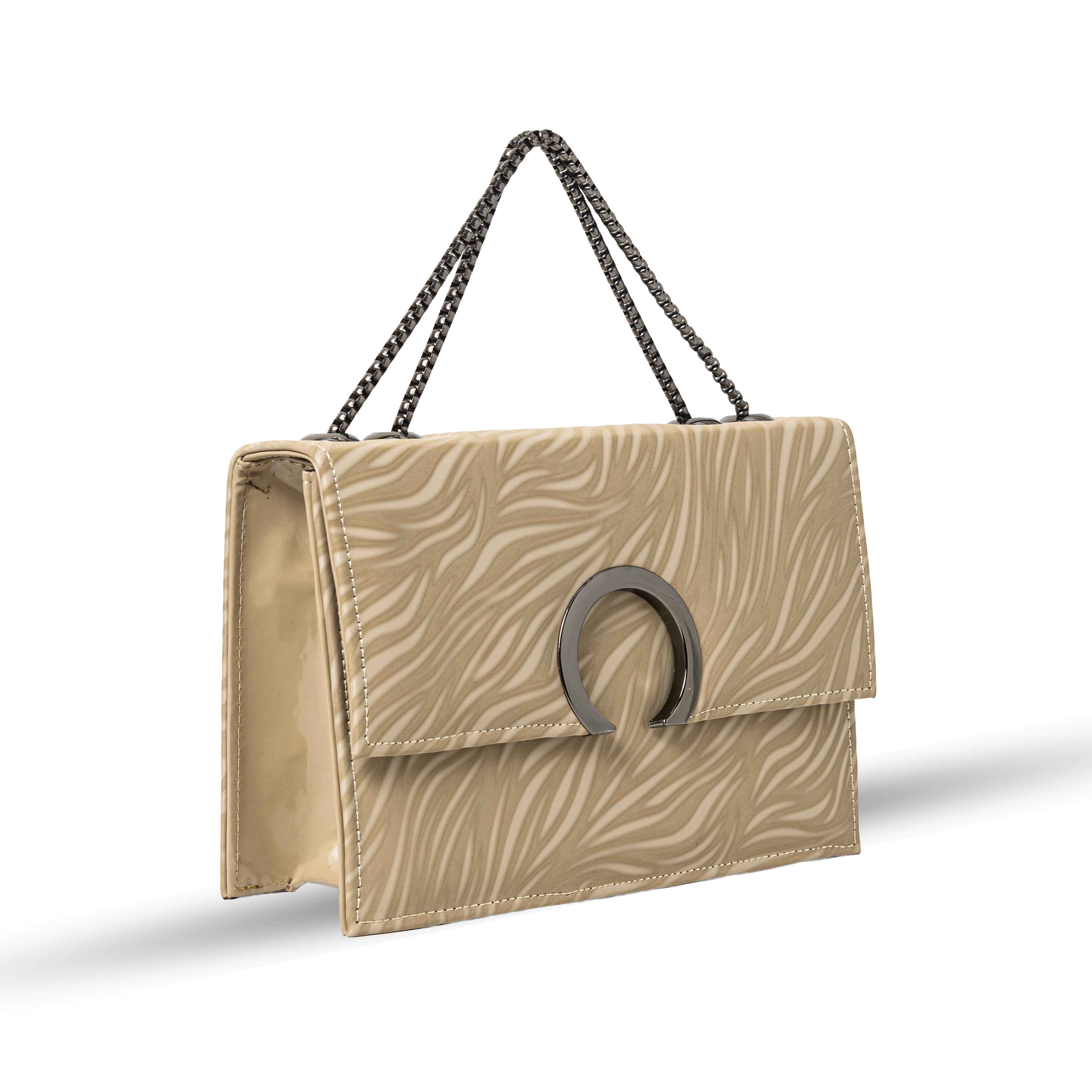 Elegant Textured Chain Bag